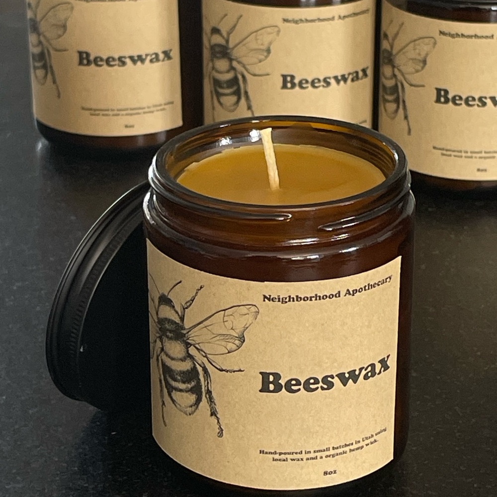 Beeswax Candle - Brown